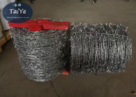 Lâmina afiada galvanizada eletro do arame farpado da segurança à prova de intempéries nas forças armadas