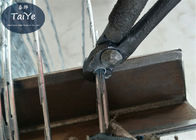Dos encaixes sanfona afiados do fio da lâmina de BTO grampos transversais de aço inoxidável da bobina do laço