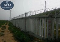 Cargo verde de prata da cerca do arame farpado usado na resistência de oxidação alta da parede
