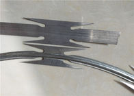 A lâmina torcida sanfona dobro do grampeamento do arame farpado CBT-65 bobina bobinas espirais