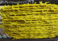 Arame farpado farpado revestido do gaúcho da cerca de fio da alta segurança do fio do ferro do PVC
