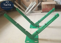 Cor verde galvanizada revestida PVC do braço do fio da lâmina usada na cerca do elo de corrente
