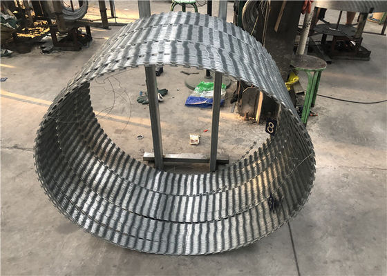 950mm 250g zincam fio sanfona revestido da lâmina de BTO 22